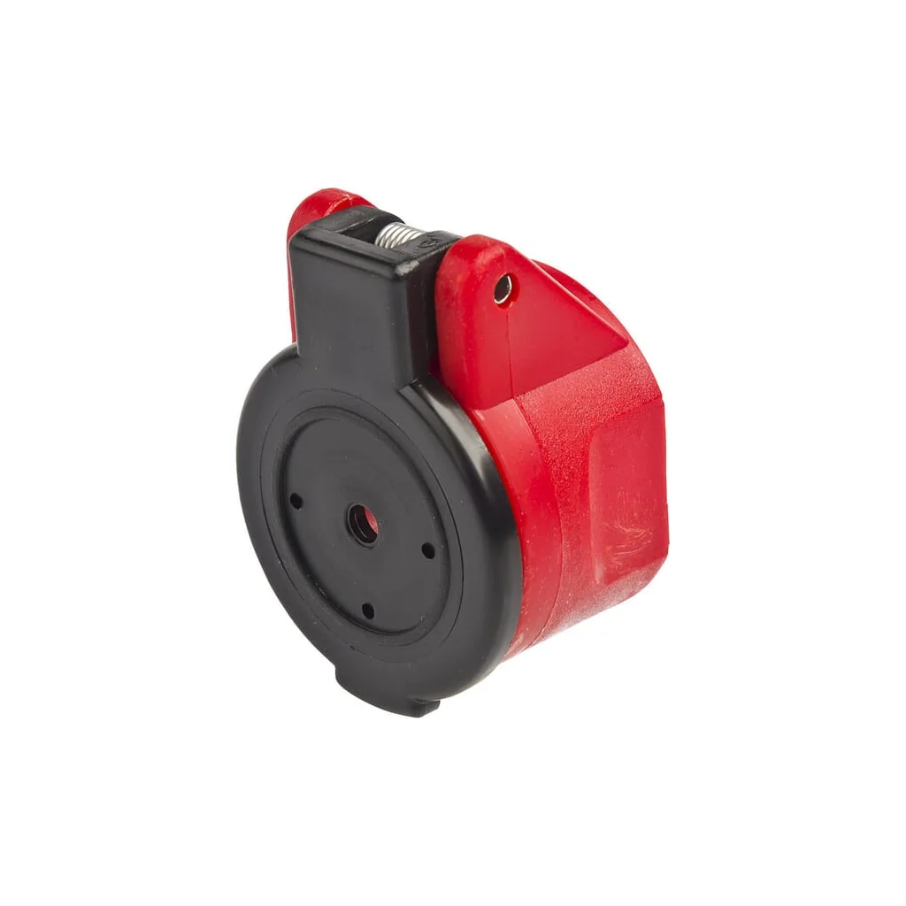 Carcasă priză ISO12,5 cu orificiu - roşu-neagră B328SZ106RT003C1