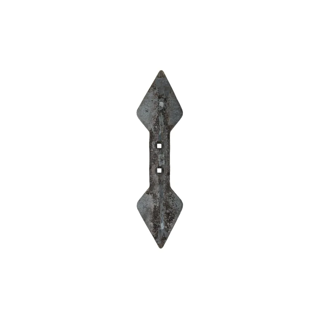 Brăzdar cultivator 440x135x19mm reversibil întărit curbat 2 orificii CP000024