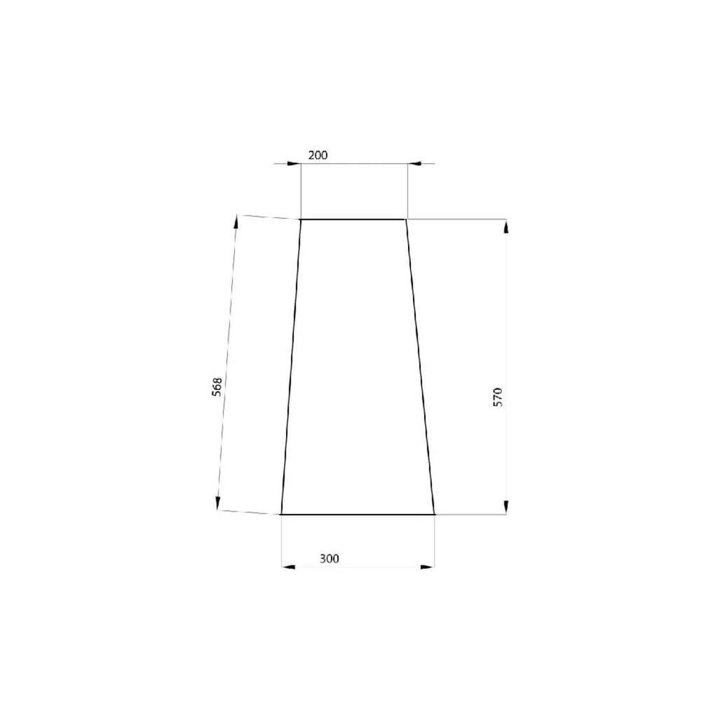 Parbriz inferior D7092