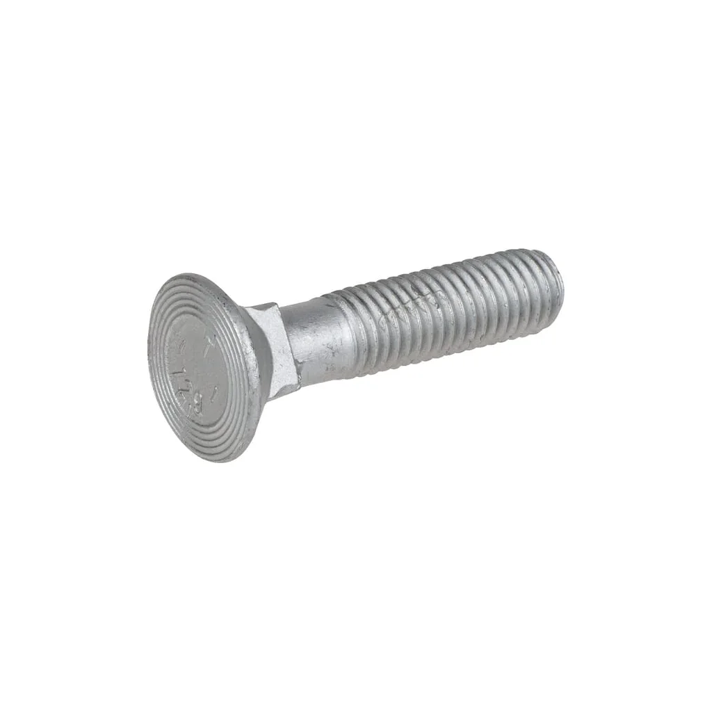 Șurub plug cap plat înecat gât pătrat DIN608 M12x55mm grupa 12.9 DA636
