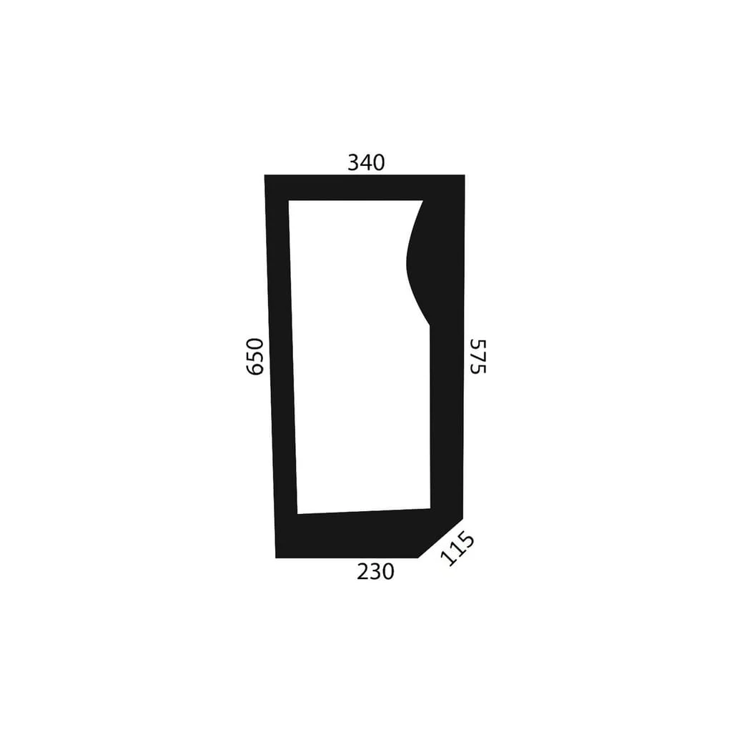 Parbriz inferior D6712
