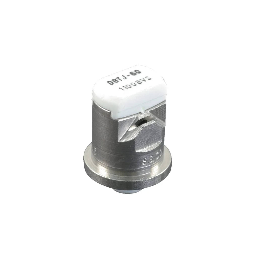 Duză ventilator dublu plat DGTJ 110° 08 TeeJet, albă, din oțel inoxidabil DGTJ6011008VS