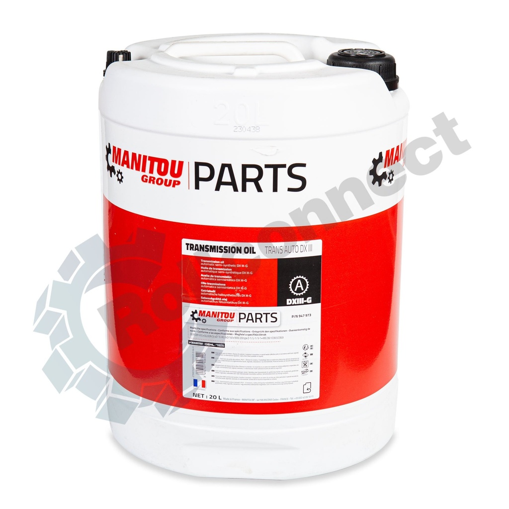 Ulei transmisie, Manitou DX IIIG, 20L