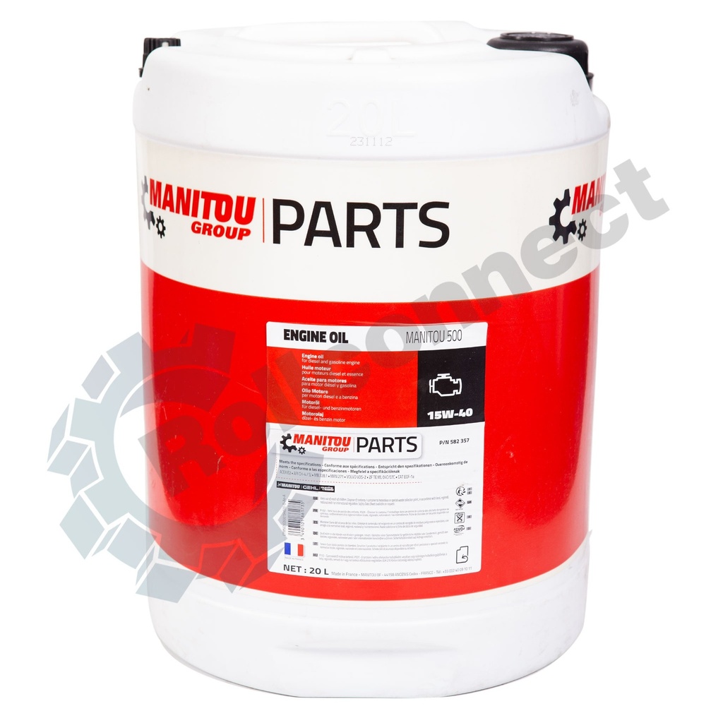 ULEI MOTOR 15W-40 MANITOU 500 20L