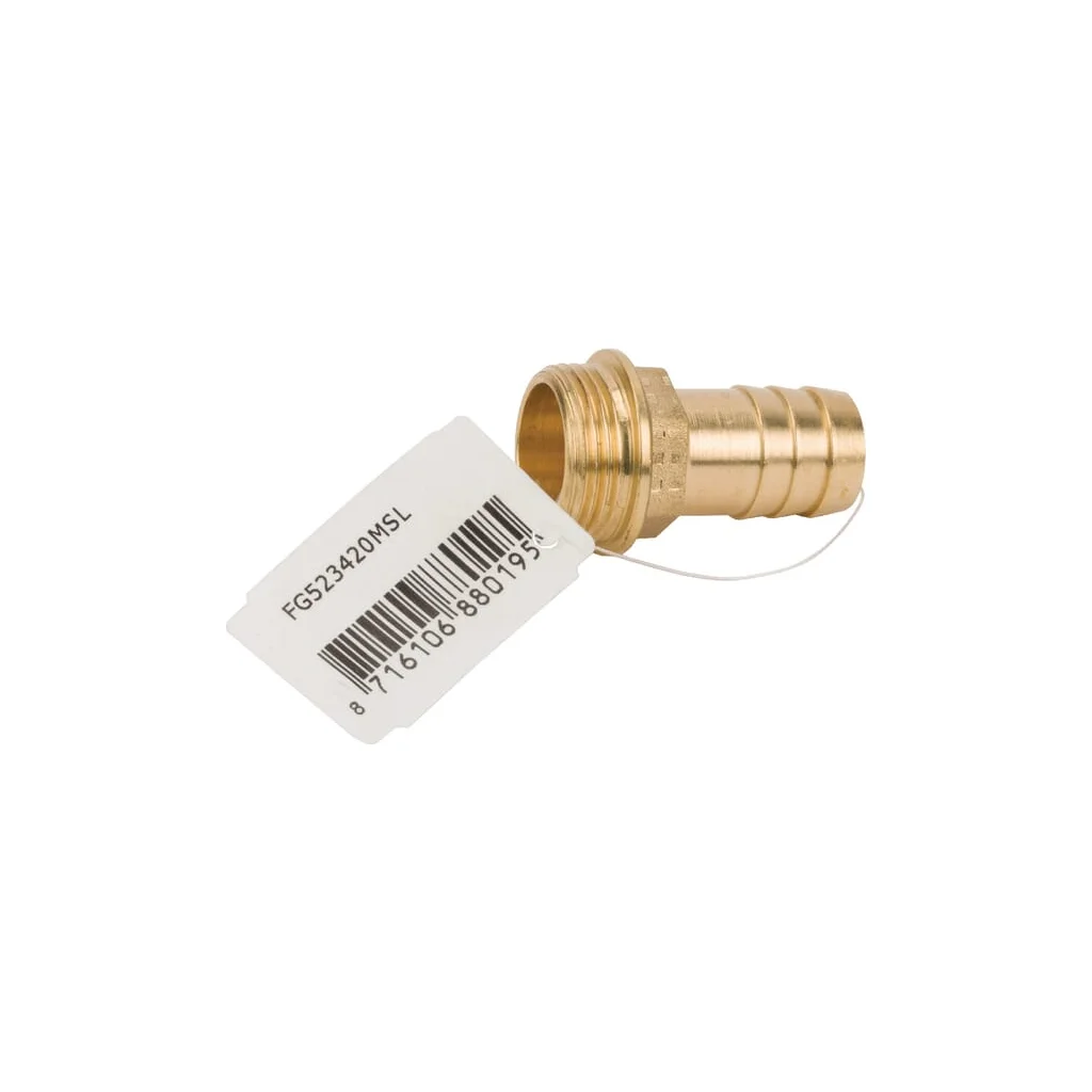 Racord pentru furtun din alamă 20mm x M 3/4" FG523420MSL