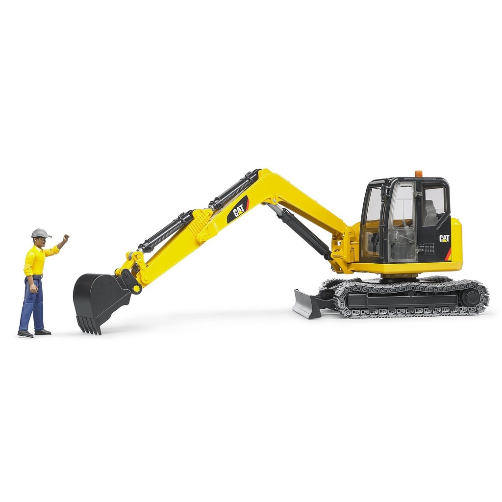 EXCAVATOR MINI CU SENILE CAT BRUDER TOY