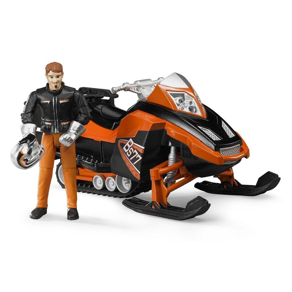 SNOWMOBIL CU SOFER BRUDER TOY