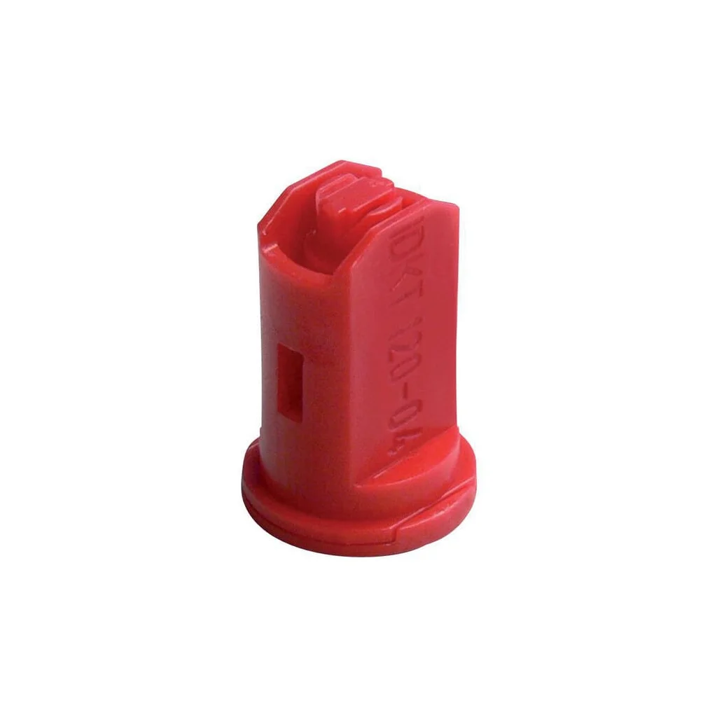 Duză cu ventilator dublu pentru injecție de aer IDKT 120° 04 plastic roșu Lechler IDKT12004POM