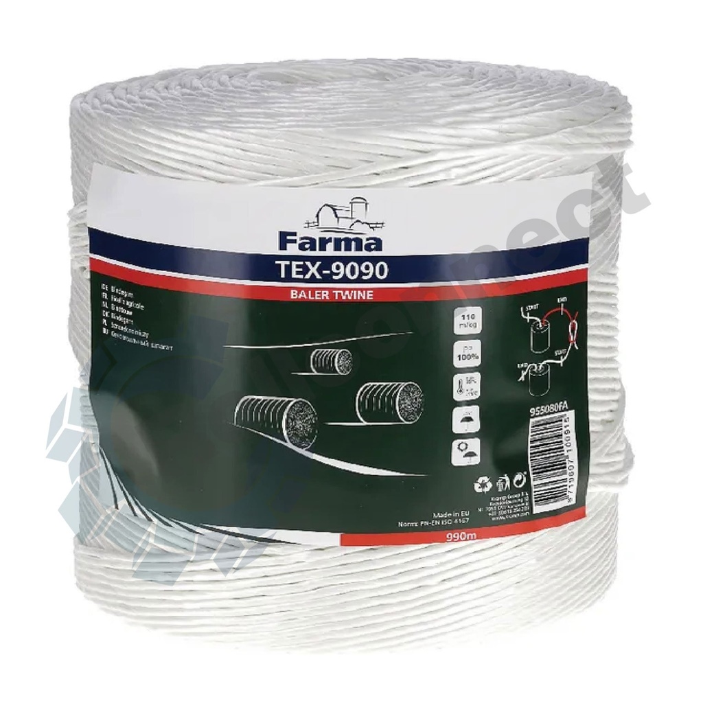 Sfoarǎ de balotat 110m / kg 9090m Tex - 9090
