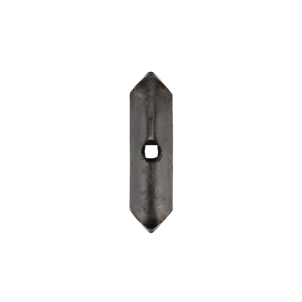 Brăzdar 285x60x15mm curbat 2 orificii potrivit pentru Bednar KM060120N