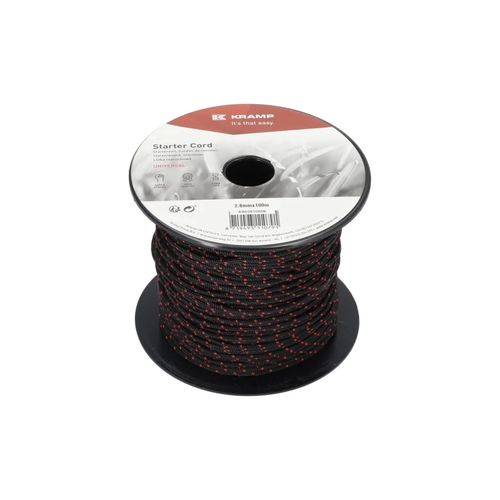 Cablu demaror, 2,8mmx100m, negru KR0281000B