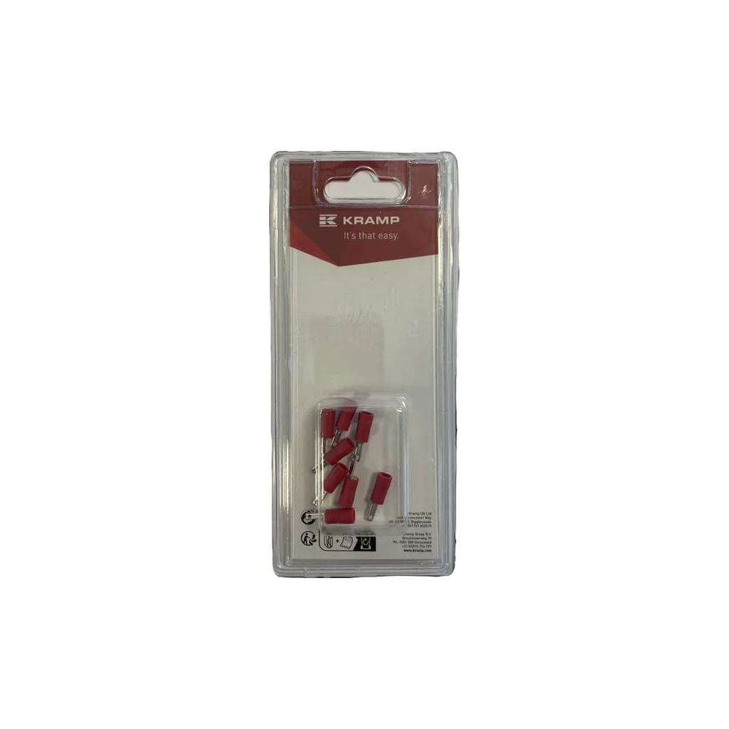 Lamă terminal masculin, roșu 2.8x0.8mm - 0.5-1.0mm² (8) KRLA9250P08B