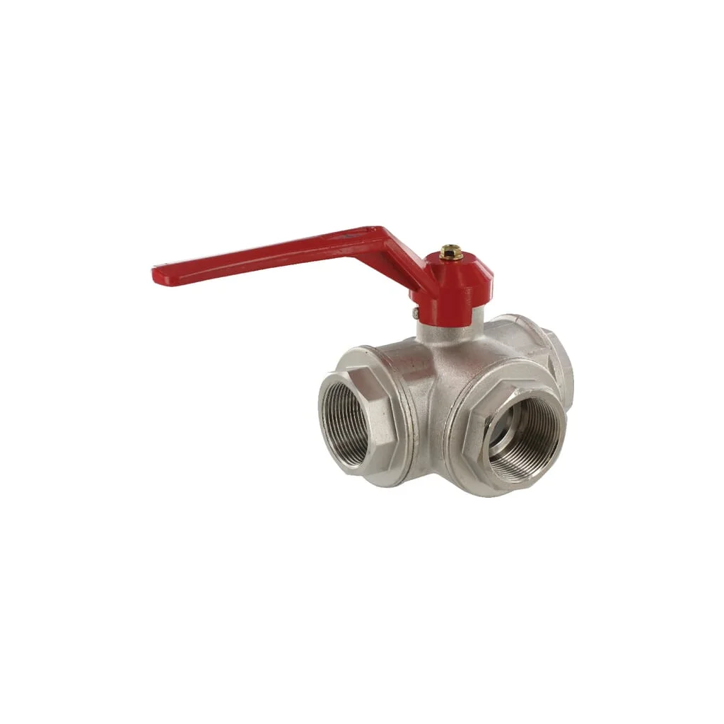 Robinet cu sferă T 11/2" IT/IT 3 căi KS3112T