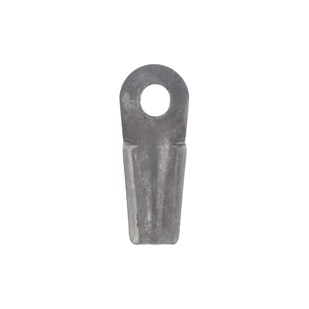 Lamă cositoare stânga/dreapta 127x50x4mm orificiu 23x20,8mm oval pachet 25 buc. potrivită pentru Taarup KT5611030001