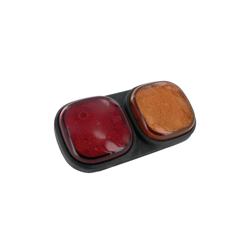 Stop spate LH LED, rectangular, 24V, roșu/portocaliu, prindere cu șuruburi, 223x112x57mm, Britax L1201L24V