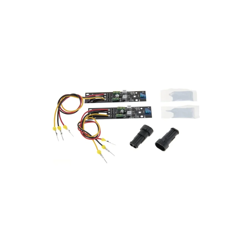 Kit de conversie DRL LED pentru faruri, lumini de poziție, alb sau chihlimbar, mufă AMP, potrivit pentru John Deere/Valtra LA800