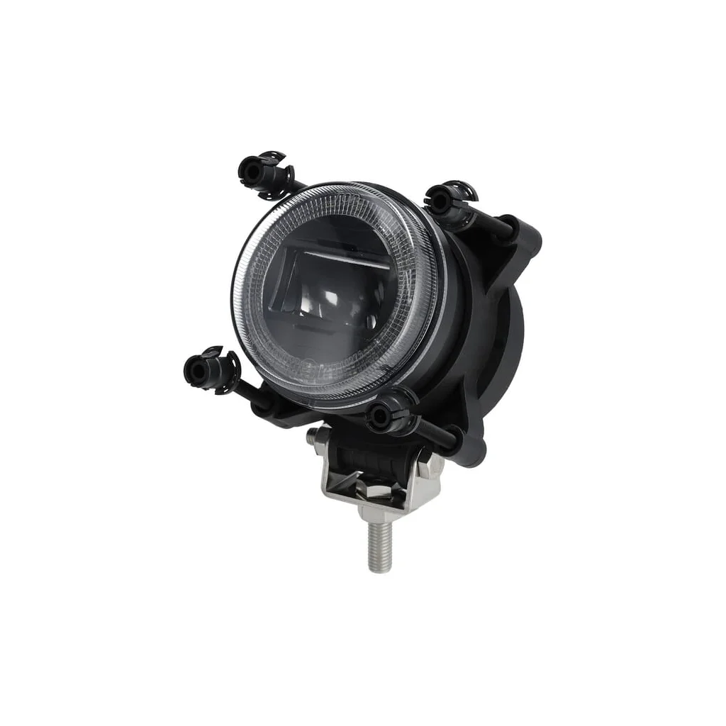 Far LED, 25/5W, rotund, 10-30V, Ø90mm, fază lungă, lampă poziție LA80090