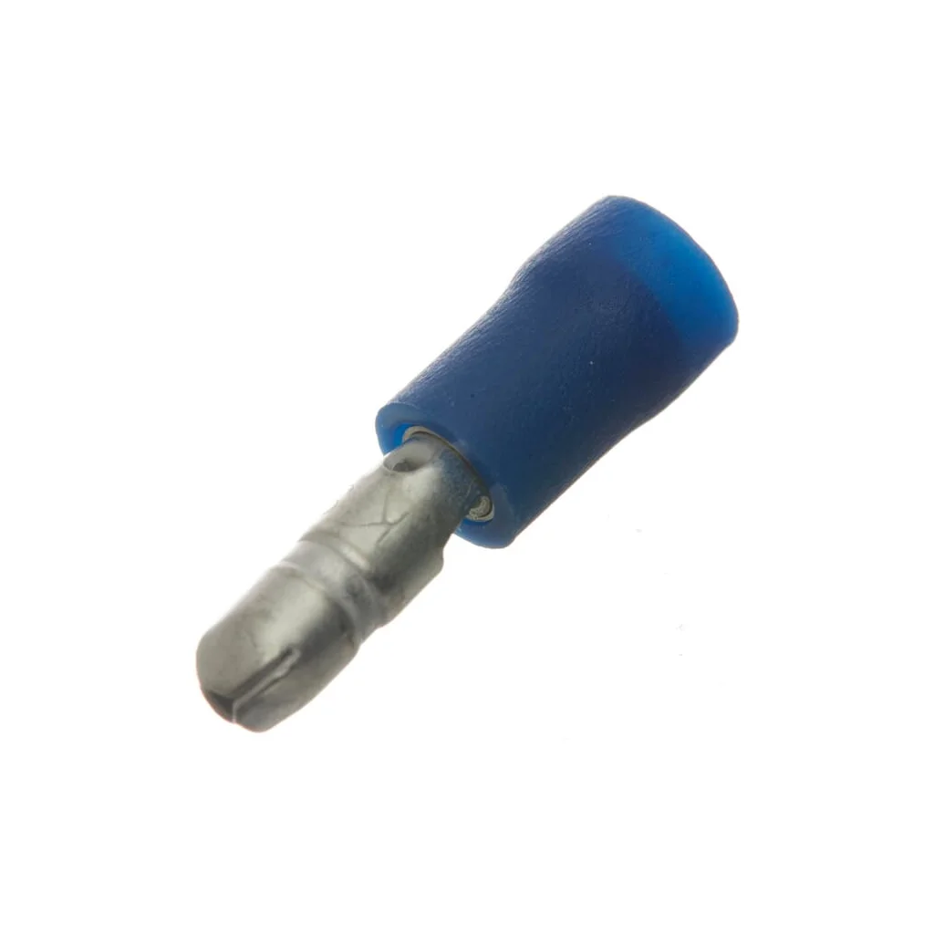 Conector Bullet masculin, albastru, 1.5-2.5mm² 4mm (100x) LA9325CKR
