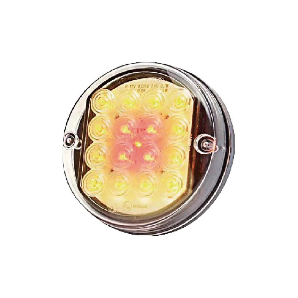 Lampă spate multifuncțională LED rotundă 12-24V diametru 115mm 5 poli LA40048