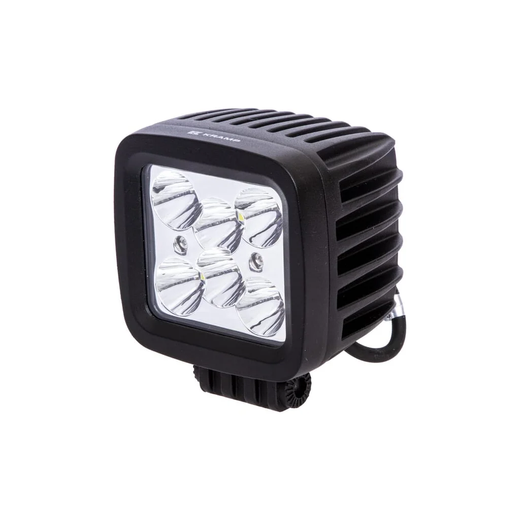 Lampă de lucru LED 42W 3780lm pătrată 10/30V 100mm tip spot 6 LED-uri LA10027