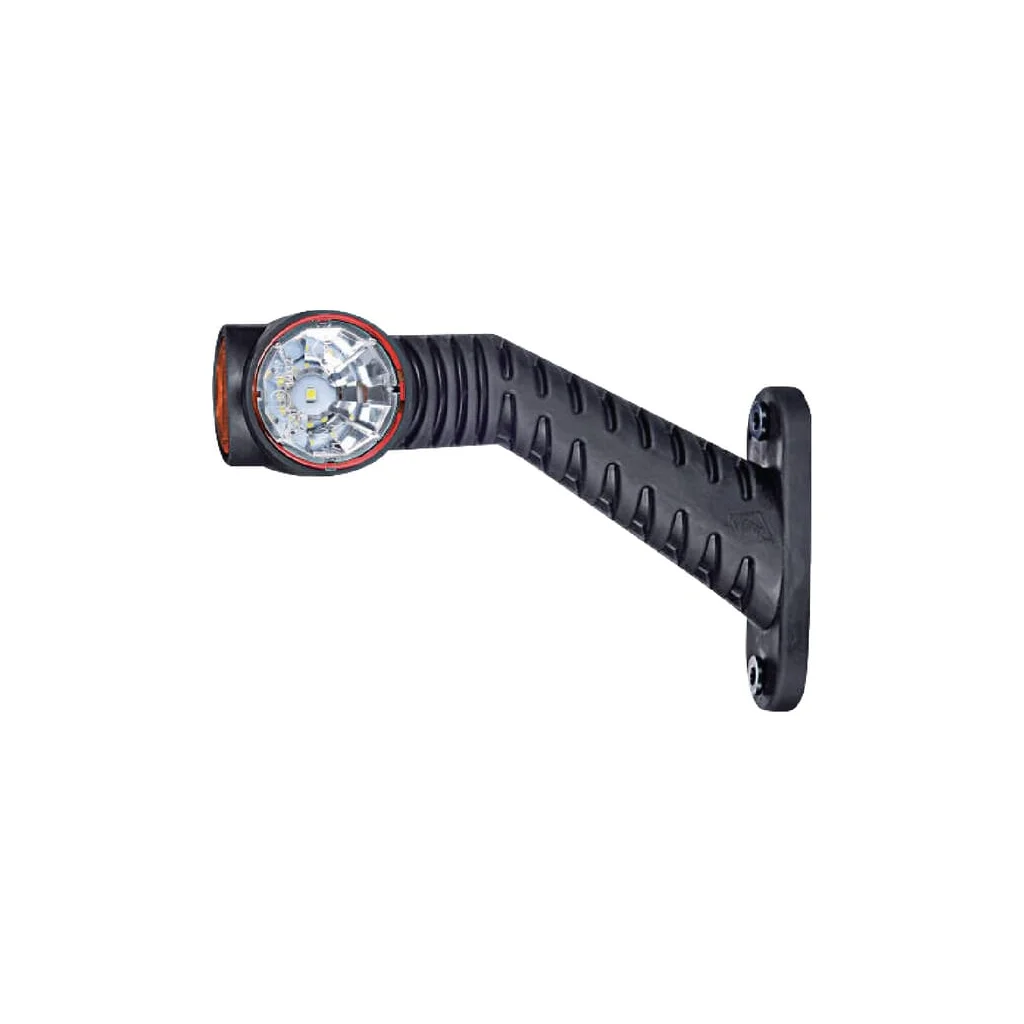 Lumină poziție LED, dreapta, 0,7/1,4W, 12-24V, alb/portocaliu/roșu, 125x55x175mm, 3 LED-uri, LA30019