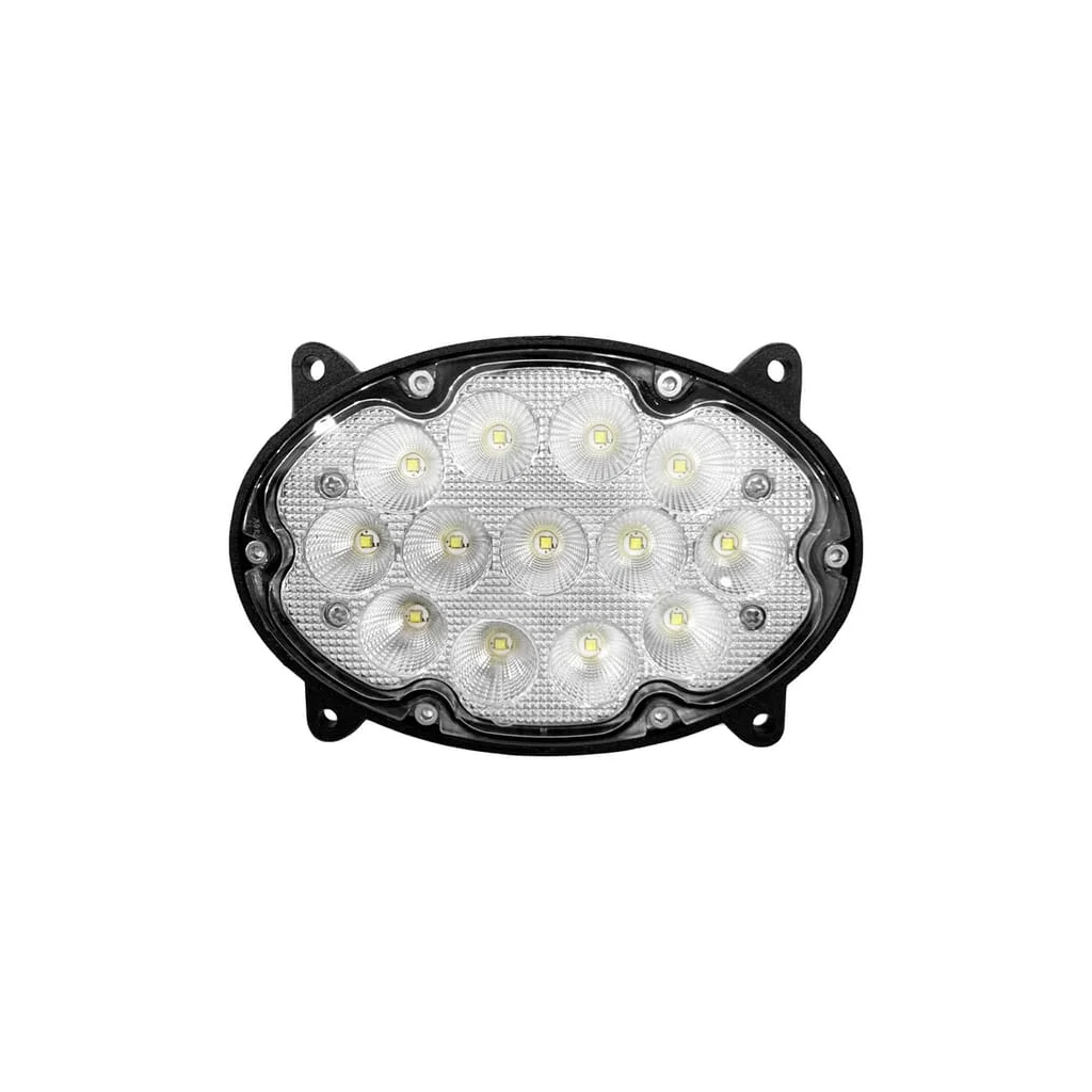 Lampă de lucru LED, 39W, 3500lm, ovală, 10/30V, 138x93x69mm, proiector rază largă, 13 LED-uri, LA10600