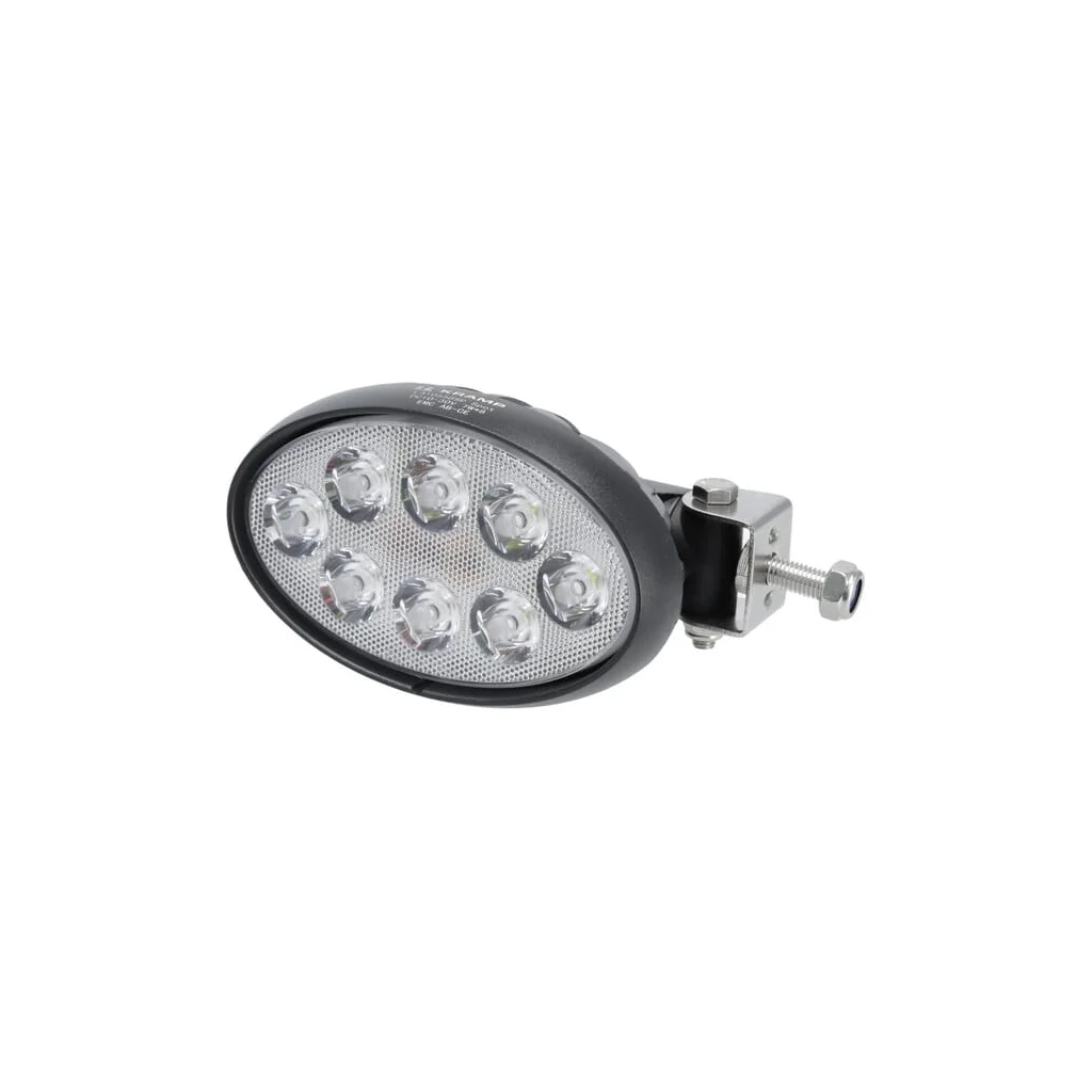 Lampă de lucru LED, 56W, 5320lm, oval, 10/30V, 160x129x68mm, mufă Deutsch, Spot, 8 LED-uri LA10558SP