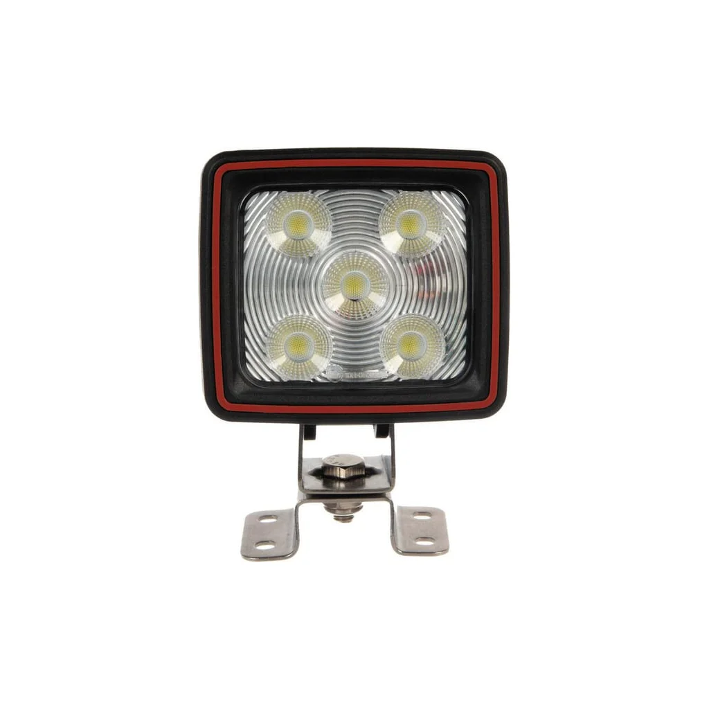 Lampă de lucru LED 60W 5600lm pătrată 10/30V albă 108x80x97mm mufă Deutsch flood - fascicul larg 20 LED-uri LA10410R