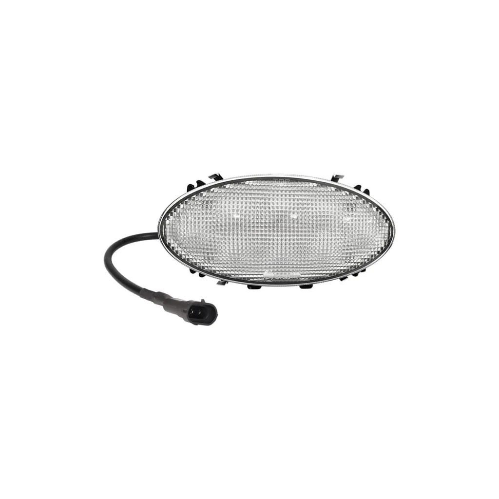 Lampă de lucru LED, 30W, 4250lm, ovală, 12-24V, 171x81x80mm, fascicul larg, conector 9006, potrivită pentru John Deere LA10561