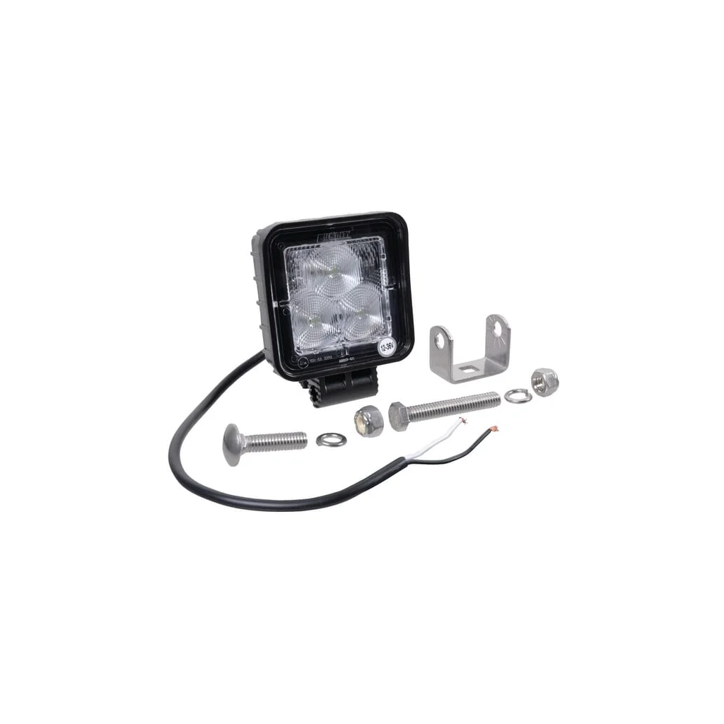 Lampă de lucru LED 8W 720lm pătrată 10/12/36V albastru 70x70mm tip flood LA22817