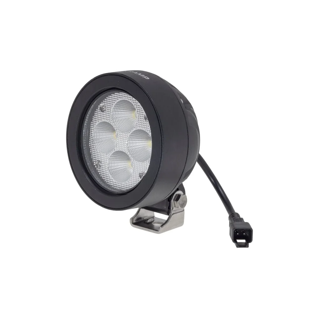 Lumină de lucru LED, 40W, 4500lm, rotundă, albă, 110x93x145mm, Wide flood, 4 LED-uri, LA10416