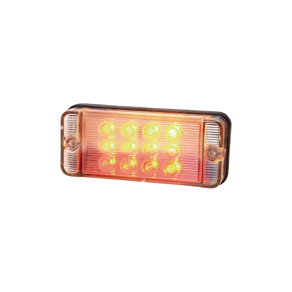 Lampă spate multifuncțională LED dreptunghiulară 12-24V 107,4x46,7x23mm LA40009