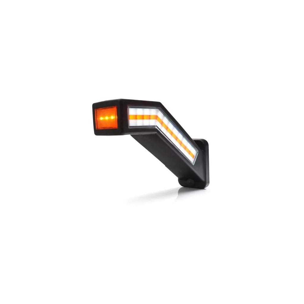 Lumină multifuncțională spate LED, dreapta, roșu/portocaliu/alb, 12-24V, 238x181x72mm LA30070R