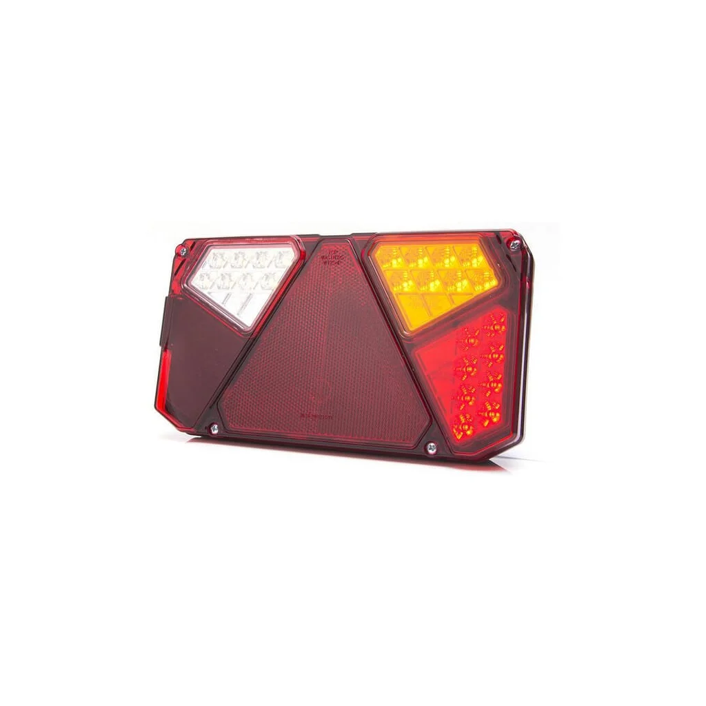 Lampă spate multifuncțională LED dreapta dreptunghiulară 12-24V 242x134x36,5mm LA40920