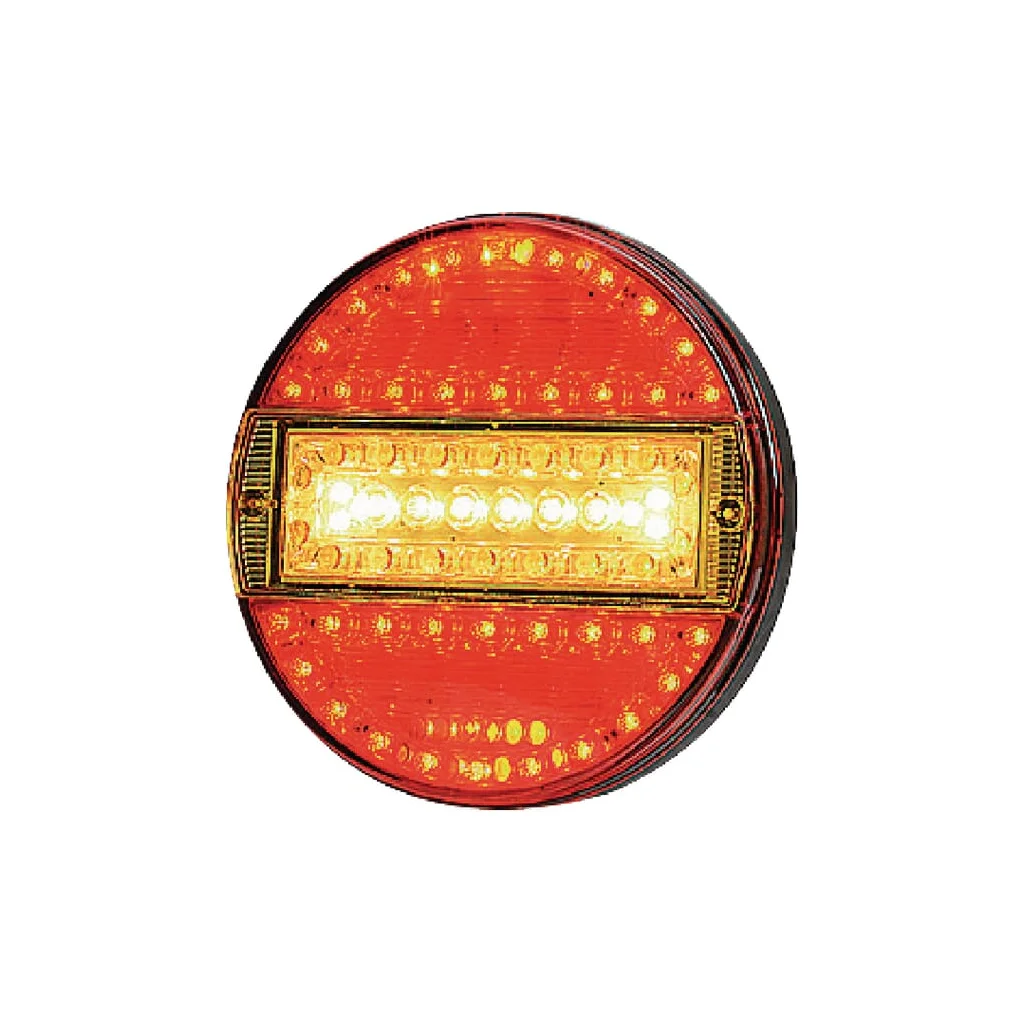 Lampă spate multifuncțională LED rotundă 12-24V diametru 140mm 7 poli LA40014