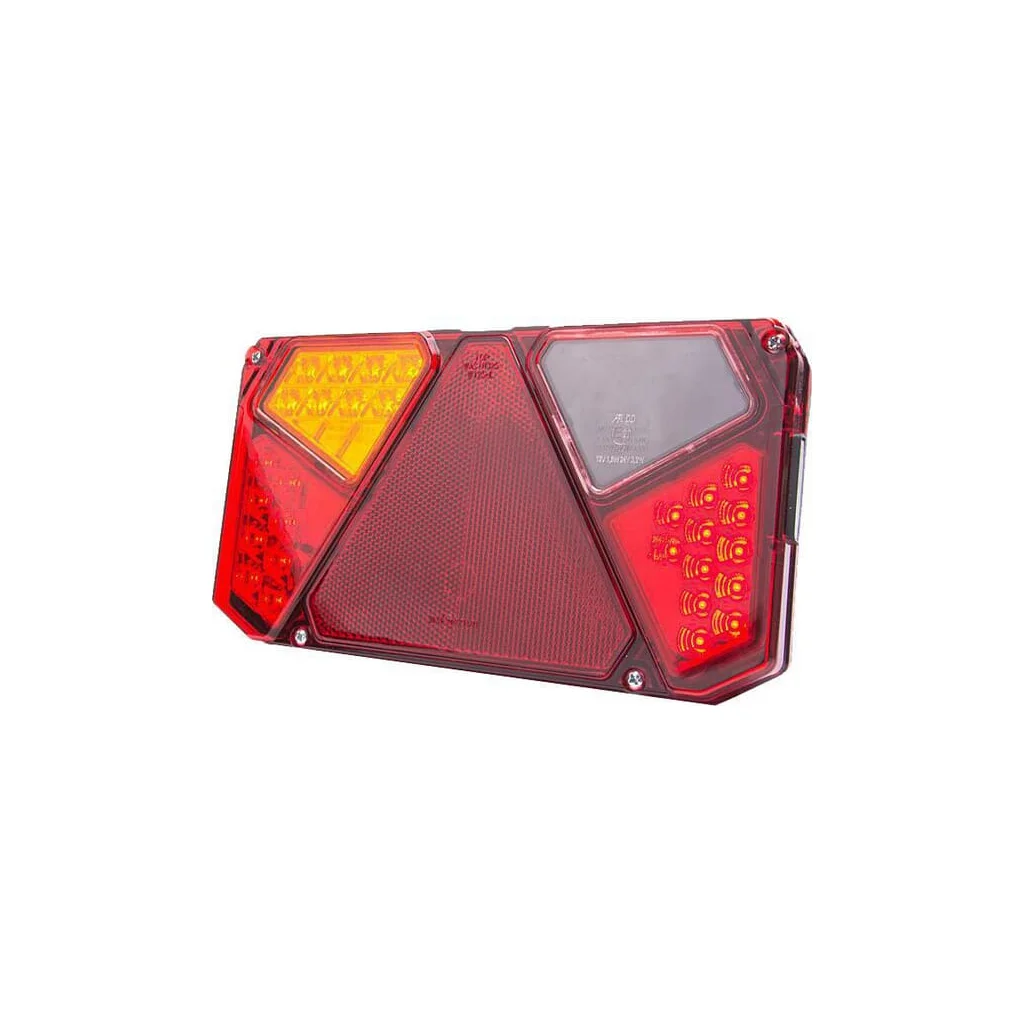 Lampă spate multifuncțională LED stânga dreptunghiulară 12-24V 242x134x36,5mm LA40917