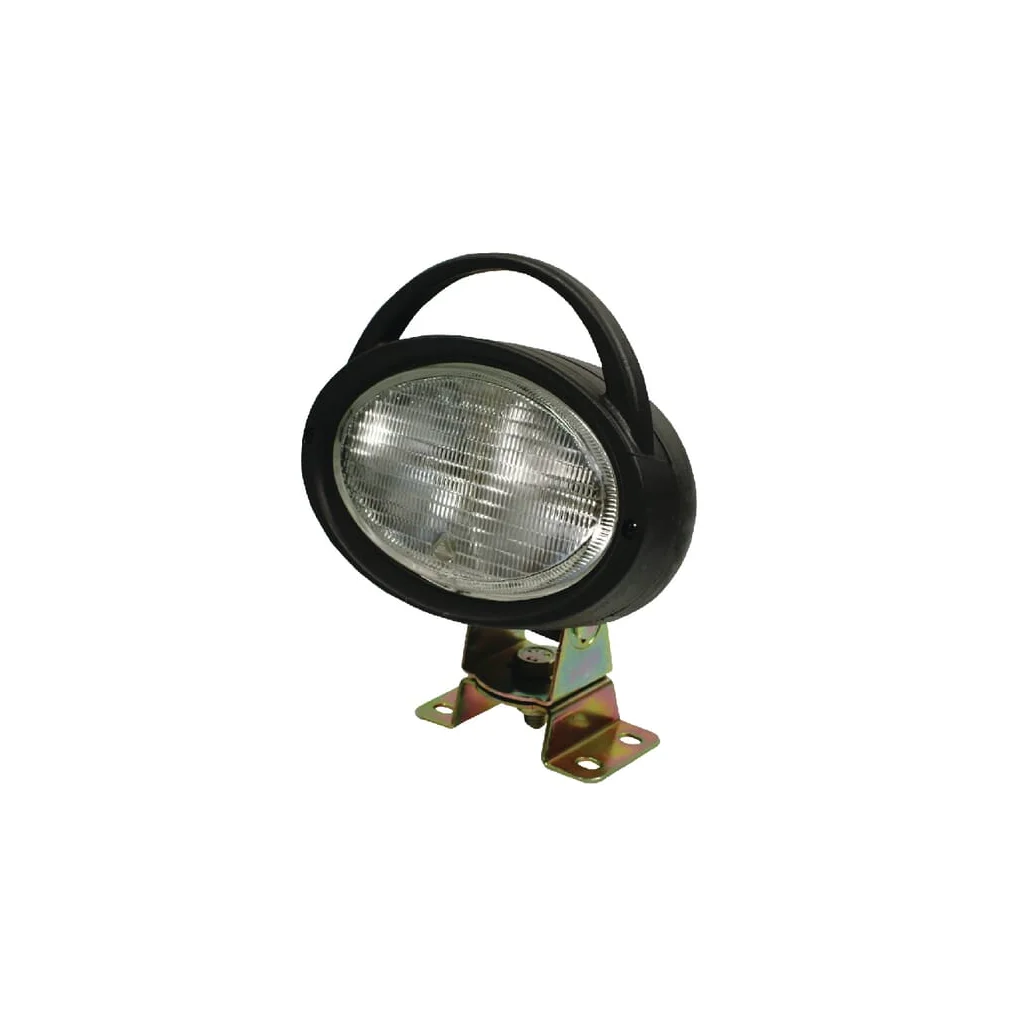 Lampă de lucru cu halogen, ovală, 12V, transparentă, cu șuruburi, Ajba LA09001