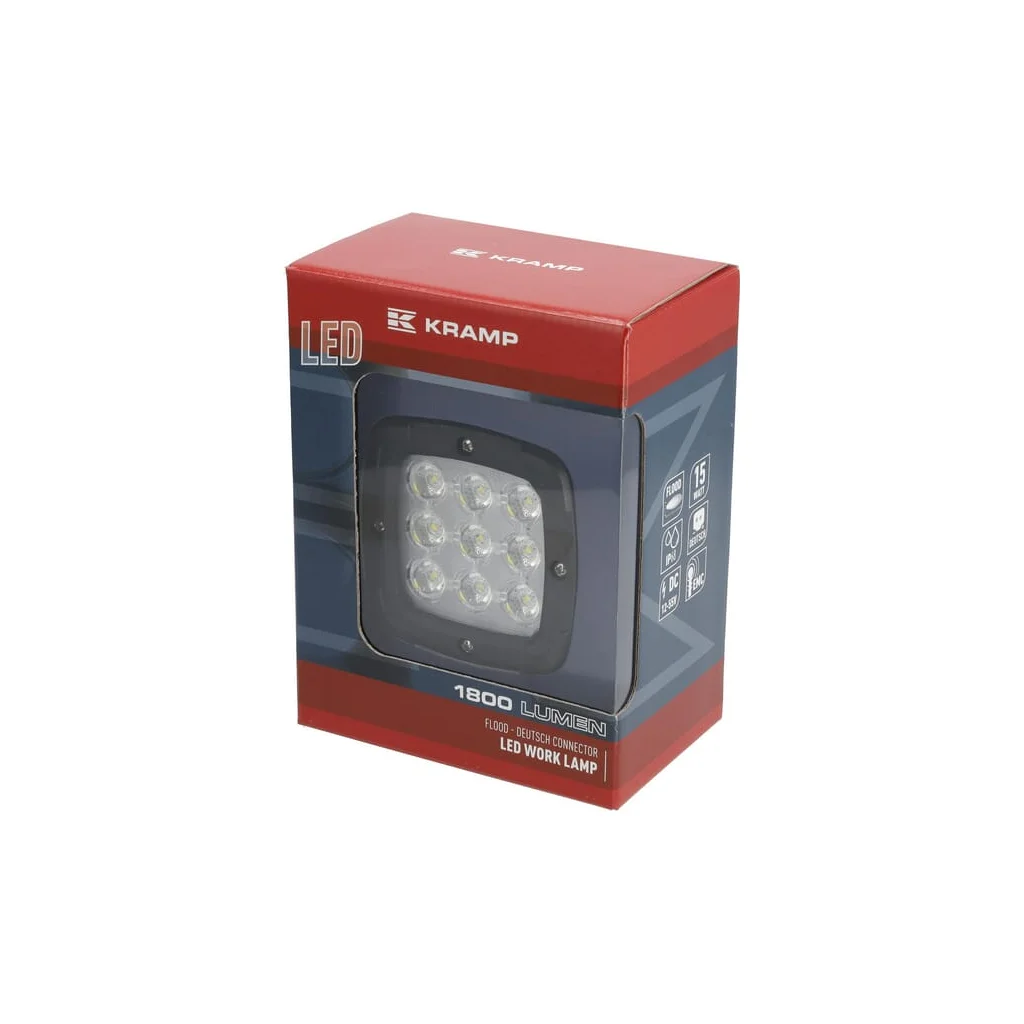 Lampă de lucru 13.5W 1800lm, flux, cu conector Deutsch LA10099