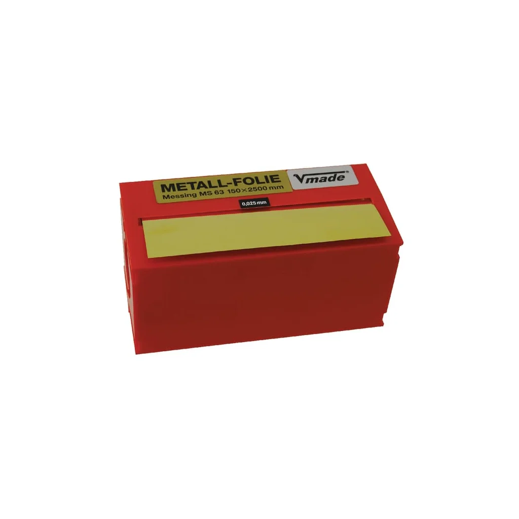 Folie alamă 2500x150x0,025mm LK25001500025