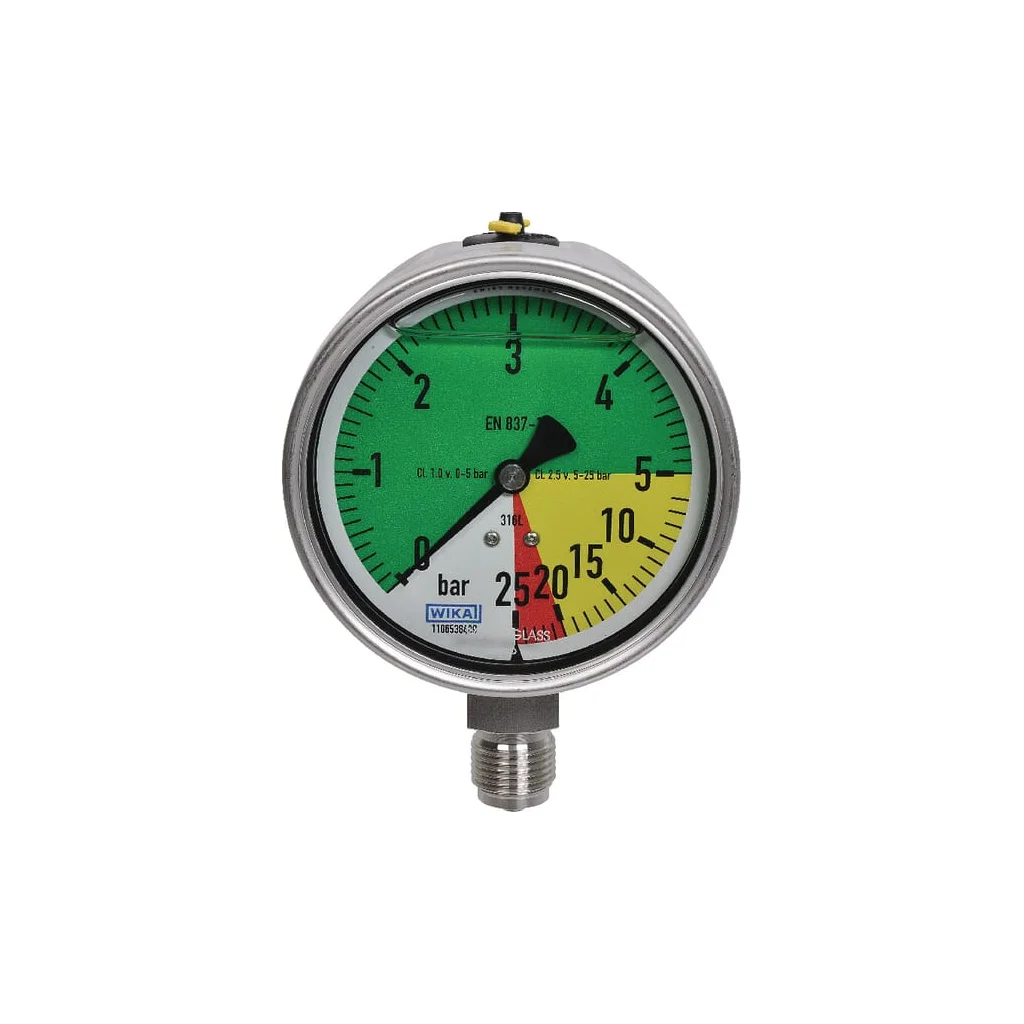 Manometru ø100 mm 0-5/25 1/2" MA100052512