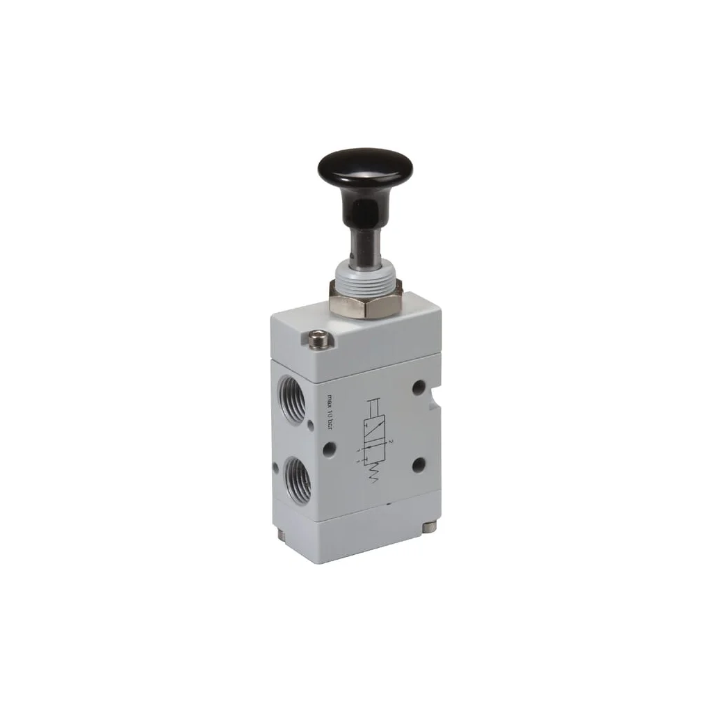 Culbutor de supapă 3/2-butoane 1/8" MAB32B18