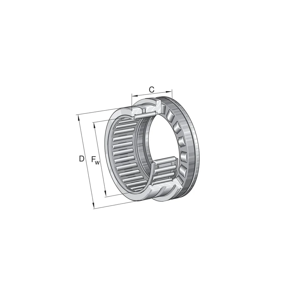 Rulment axial cu role / colivie cu ace NKXR40ZXL