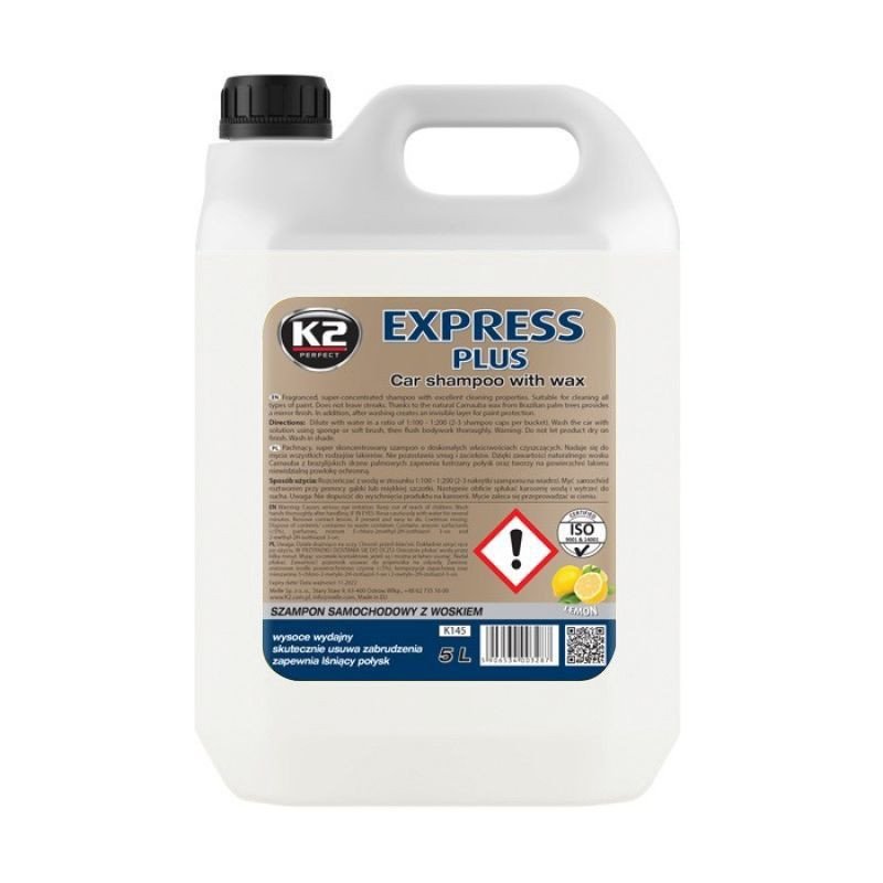 K2 EXPRESS PLUS Sampon auto cu ceara 5L