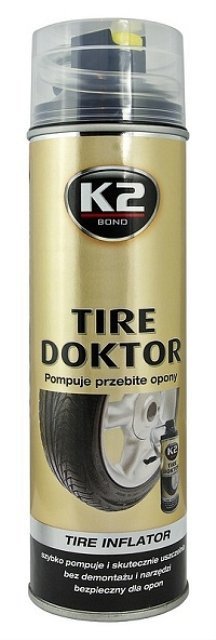 K2 TIRE DOKTOR Spray pentru umflat si reparat anvelope