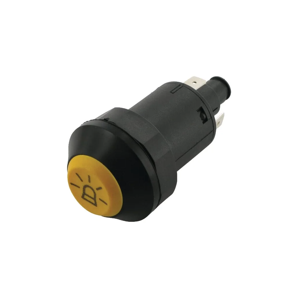 Comutator tip buton girofar rotund galben 11210350PN
