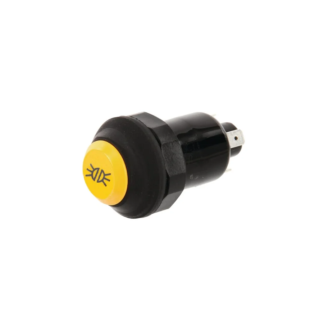 Comutator tip buton lumini rotund galben 11130100PN