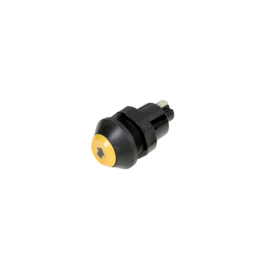 Comutator tip buton coborâre rotund galben 11275100PN