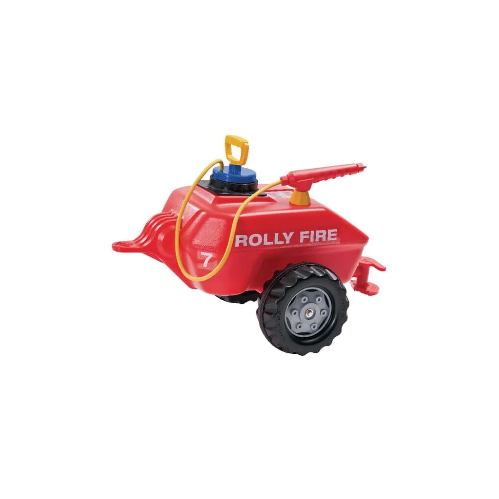 Remorcă cu cisternă mică și pulverizator, roșie, Rolly Fire R12296