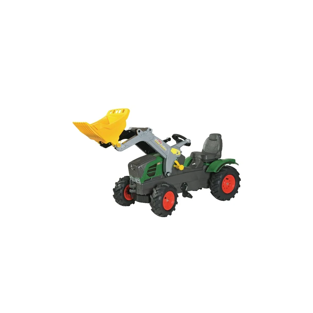 Tractor cu pedale Fendt 211 cu încărcător frontal și roți pe aer rollyFarmtrac Rolly Toys R61108