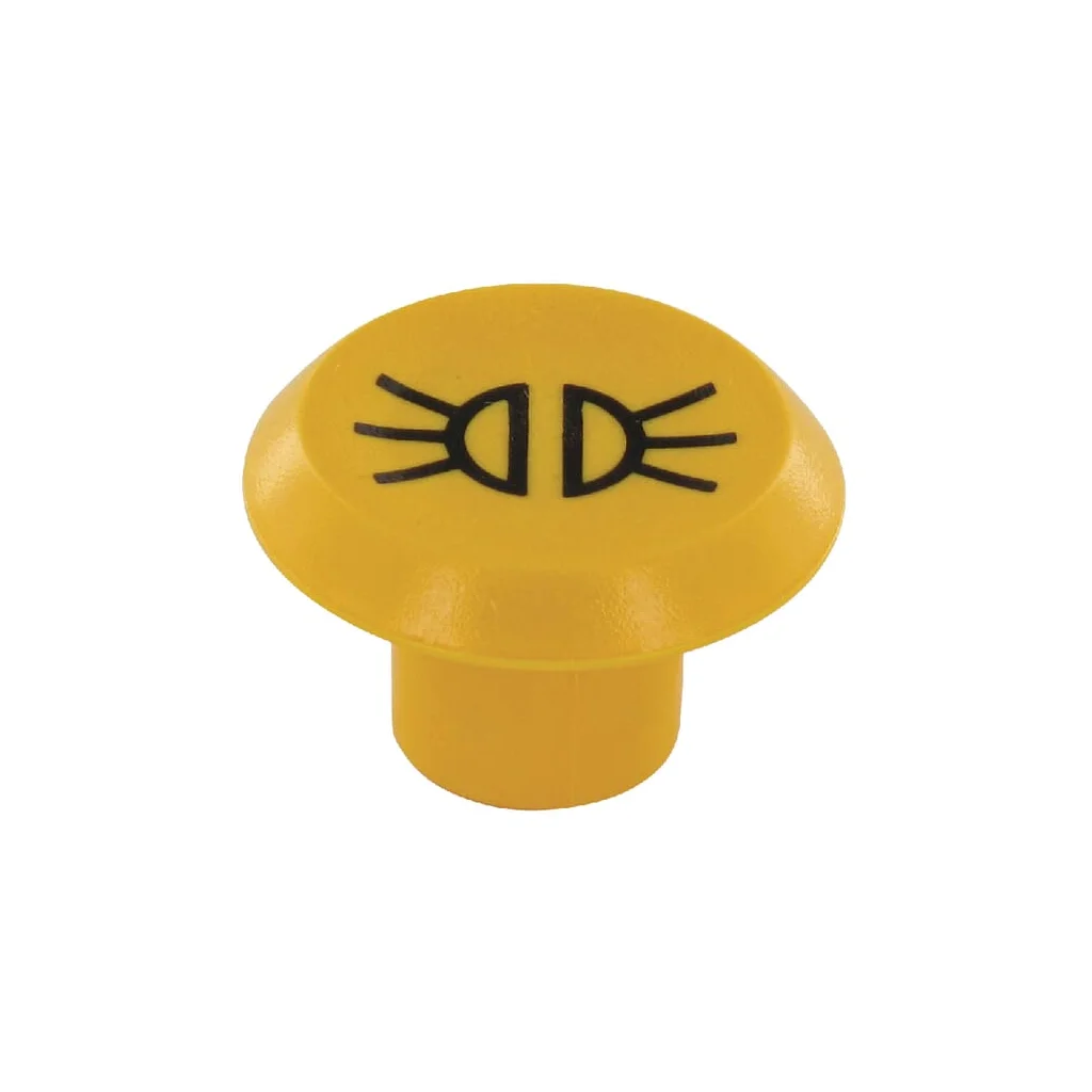 Capac buton lumini parcare rotund galben 11316310PN